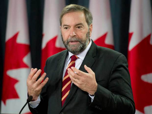 Mulcair- Picture Courtesy Adrian Wyld