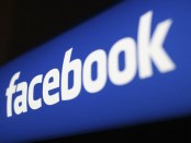 The Facebook logo is pictured at the Facebook headquarters in Menlo Park