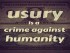 usury
